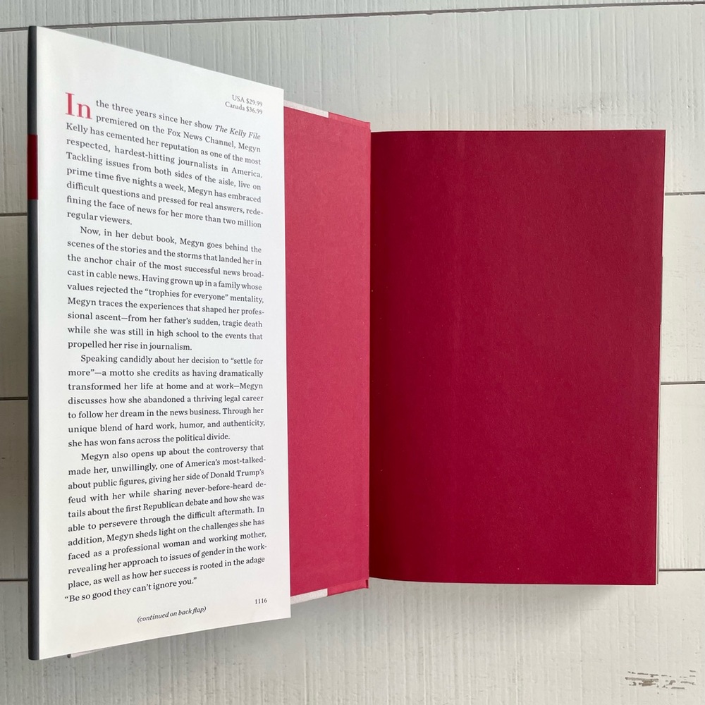 Megyn Kelly Settle For More - Fox News Anchor/ Journalist Hardcover Book - Picture 5 of 12